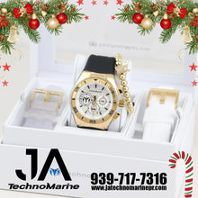 Cargar imagen en el visor de la galería, Technomarine Cruise California Chronograph Quartz Men&#39;s Watch Tres Correas
