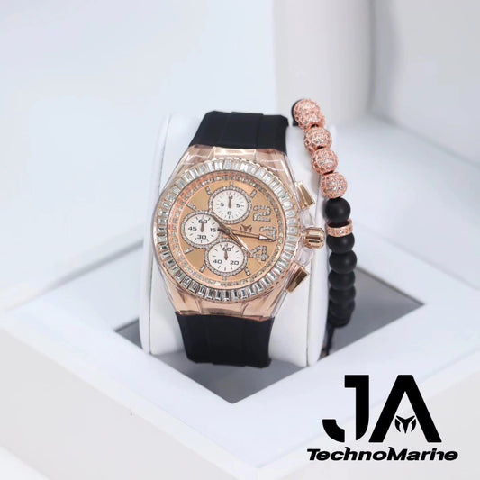 TechnoMarine Cruise Glitz Men's Watch - 45mm, Black