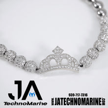 Cargar imagen en el visor de la galería, Pulsera De Corona Mujer Ajustable Silver Stainless Steel
