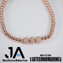 Load image into Gallery viewer, Pulsera Rose Gold De Mujer Ajustable Stainless Steel
