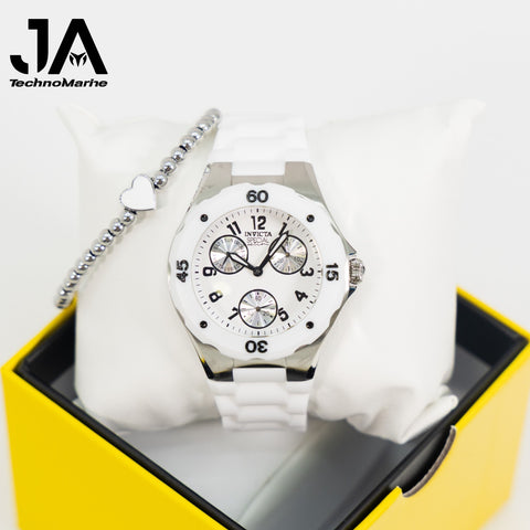 Invicta Angel Lady White - Ladies Watch Quartz 38mm
