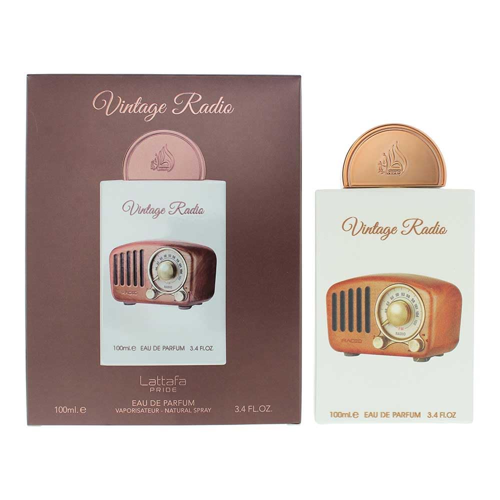 J & A Technomarine y Accesorios Vintage Radio Lattafa Eau de Parfum 3.4oz