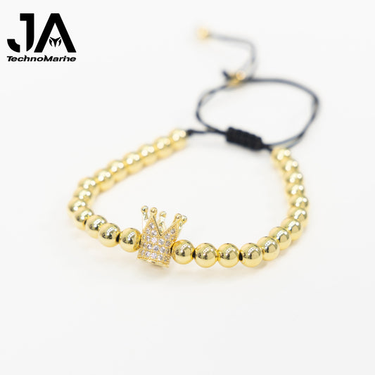 Pulsera Para Hombres Ajustable Color Oro