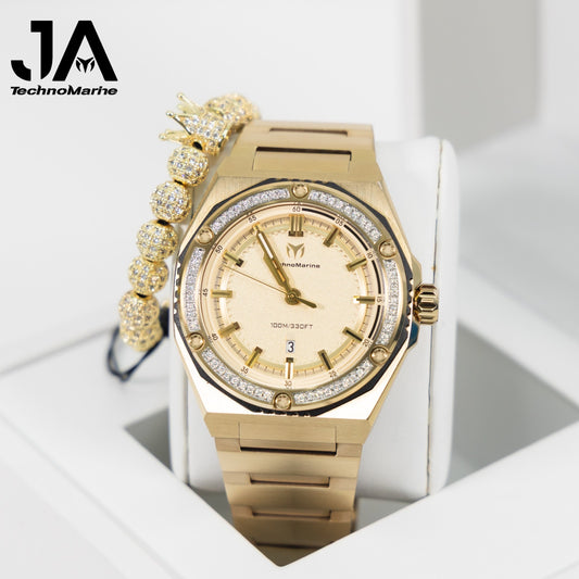 TechnoMarine Coral Coral Legacy Men's Watch - 45mm, Oro Custom