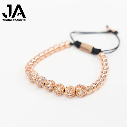 (Copia) Pulsera Para Hombres Ajustable Color Rose Gold