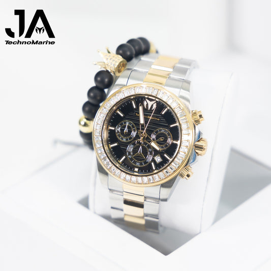 Technomarine Men Manta Ray Chronograph Quartz White Dial 42 mm