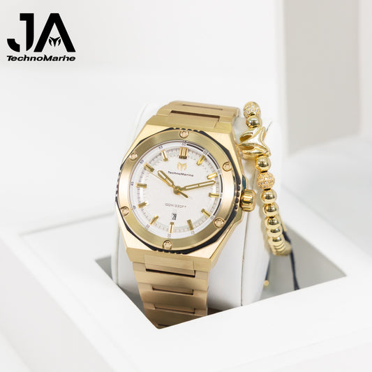 TechnoMarine Coral Coral Legacy Men's Watch - 45mm, Gold