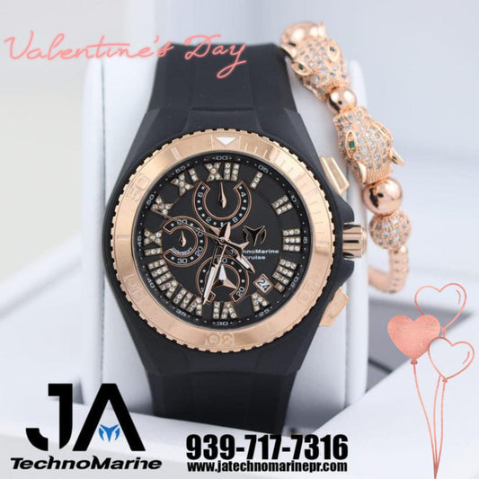 Technomarine Hombre Rose Gold / Cruise Collection Watch 46mm