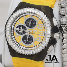 Cargar imagen en el visor de la galería, Technomarine Cruise Chronograph Quartz Crystal Yellow Dial Men&#39;s Watch 46 mm
