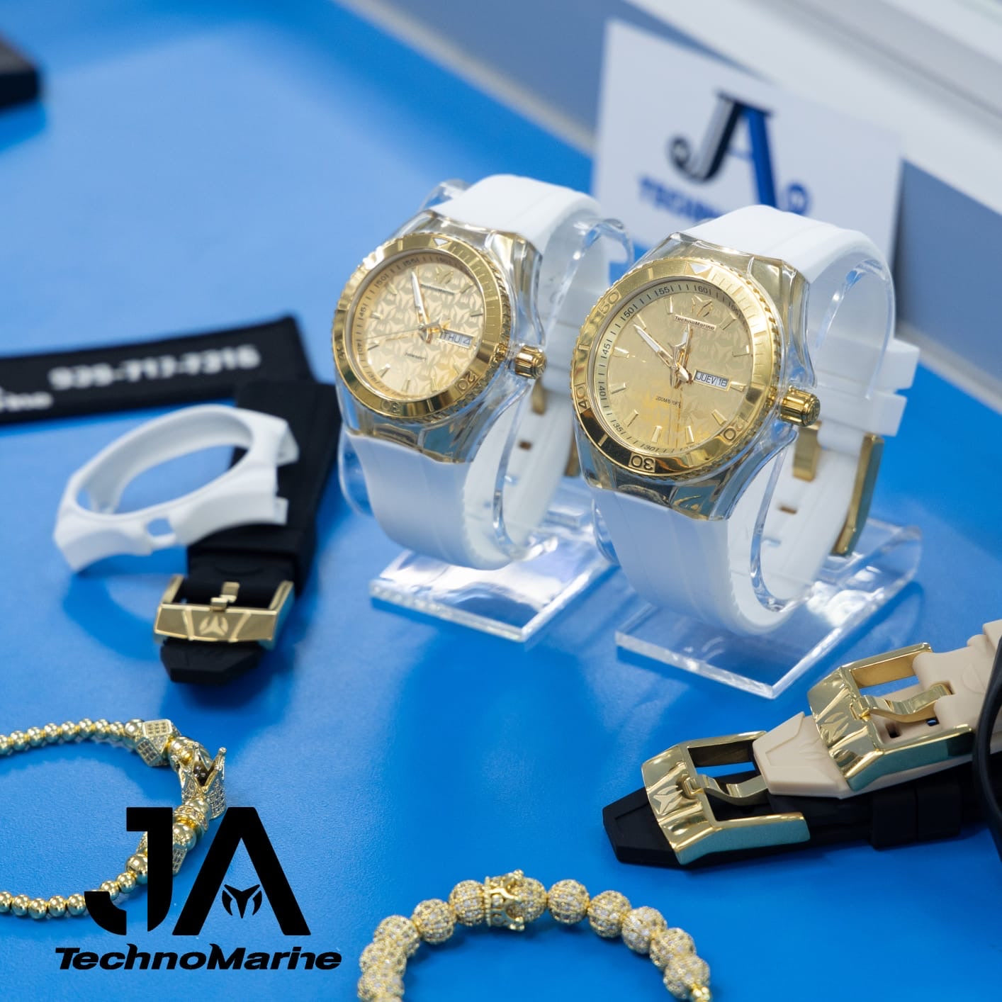 Set Technomarine Cruise Monogram 46mm Man and cruise monogram 40mm Woman 