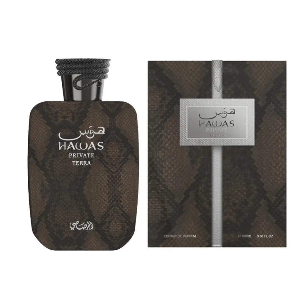 Hawas Private Terra Extrait De Parfum Rasasi Unisex + 5 % Descuento Adicional