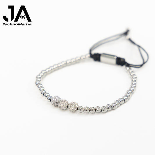 Pulsera Mujer Plata Ajustable Stainless Steel