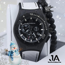 Load image into Gallery viewer, Technomarine Men&#39;s Black Carbon Swiss Chronograph

