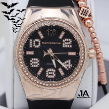 Cargar imagen en el visor de la galería, Technomarine Cruise Monogram 42mm Rose Gold with Stones
