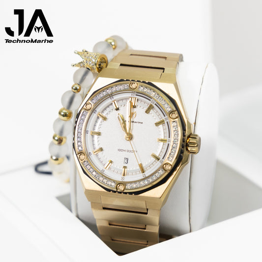TechnoMarine Coral Coral Legacy Men's Watch - 45mm, Oro Custom