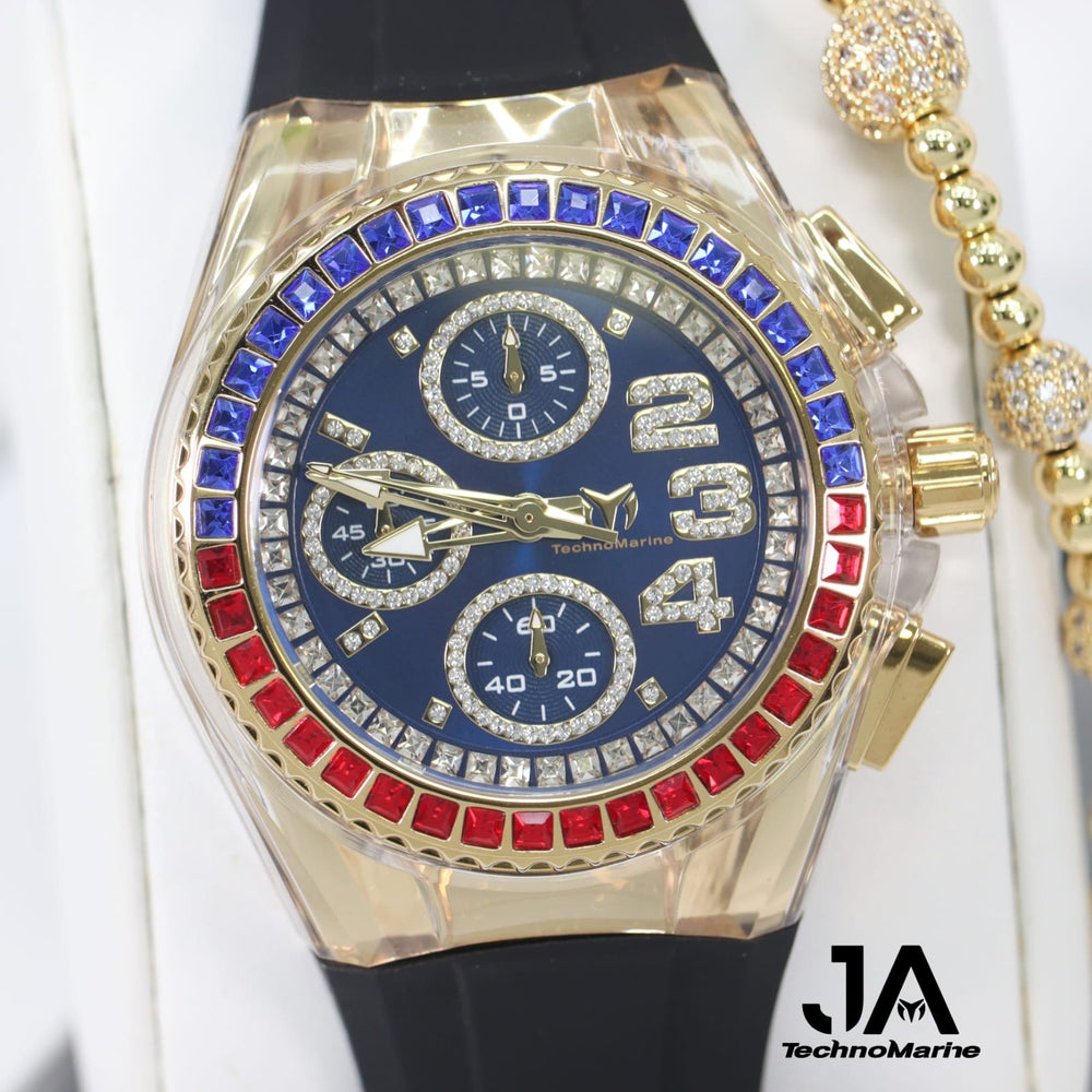 Technomarine Cruise Chronograph 40 MM   Quartz Black Dial Woman Watch