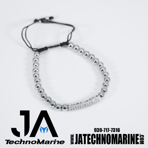 Pulsera De Mujer Ajustable Silver Stainless Steel