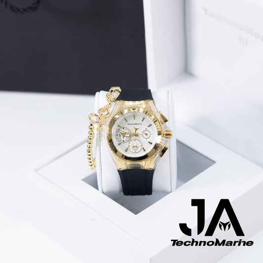 Technomarine California Mujer Cruise Quartz Watch gold 40mm