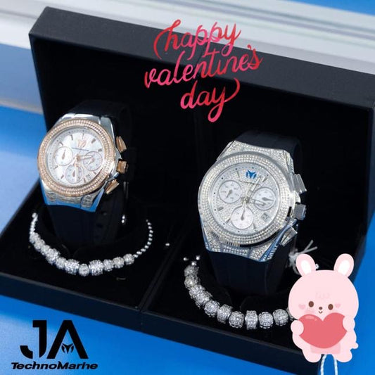 Set Technomarine (PAVE) 46 mm Hombre Cruise Collections Máquina SUIZA Color  Plata Y TechnoMarine Pave 40mm Para (Mujer) Plata Dos Tonos