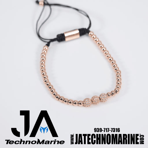 Pulsera Rose Gold De Mujer Ajustable Stainless Steel
