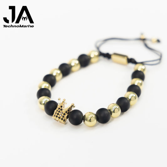Pulsera Para Hombres Ajustable Color Oro