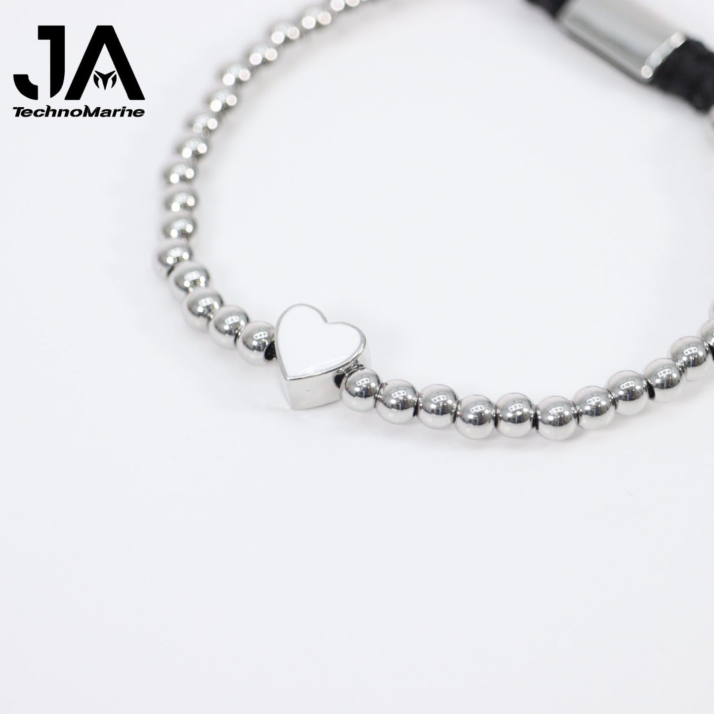 🎁 Pulsera De Corazón Azul Clarita Mujer Silver Ajustable Stainless Steel (Discount)