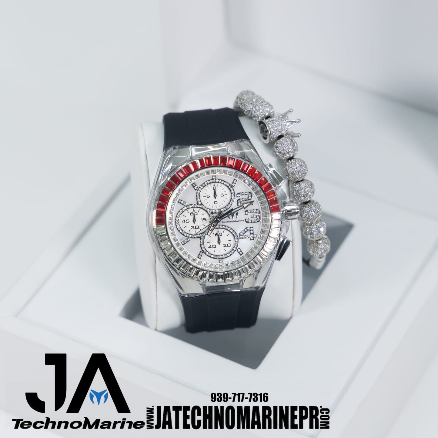 Technomarine  Cruise Glitz 46mm Silver with Stones Arrival