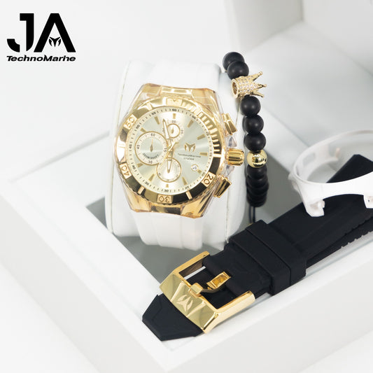 Technomarine Cruise Star Champagne 46mm Dos Correas