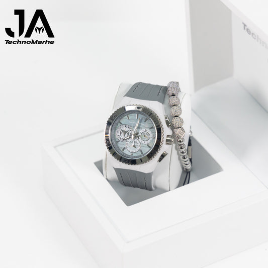Technomarine Hombre Cruise California Men's Watch w/ Metal, & Oyster Dial