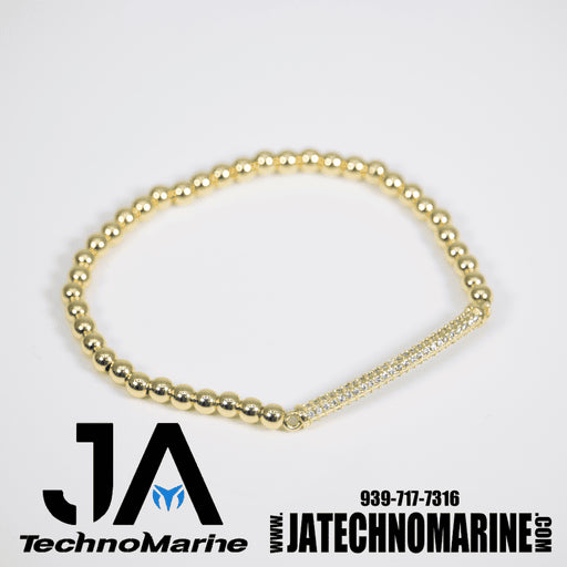 Pulsera De Mujer Dorada Ajustable Stainless Steel