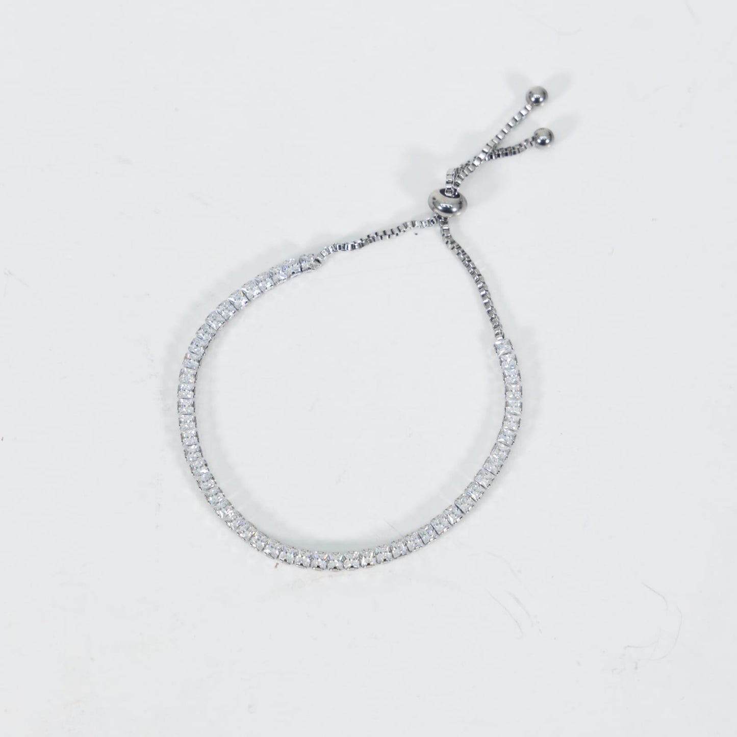 Pulsera Stainless Steel Plata Ajustable