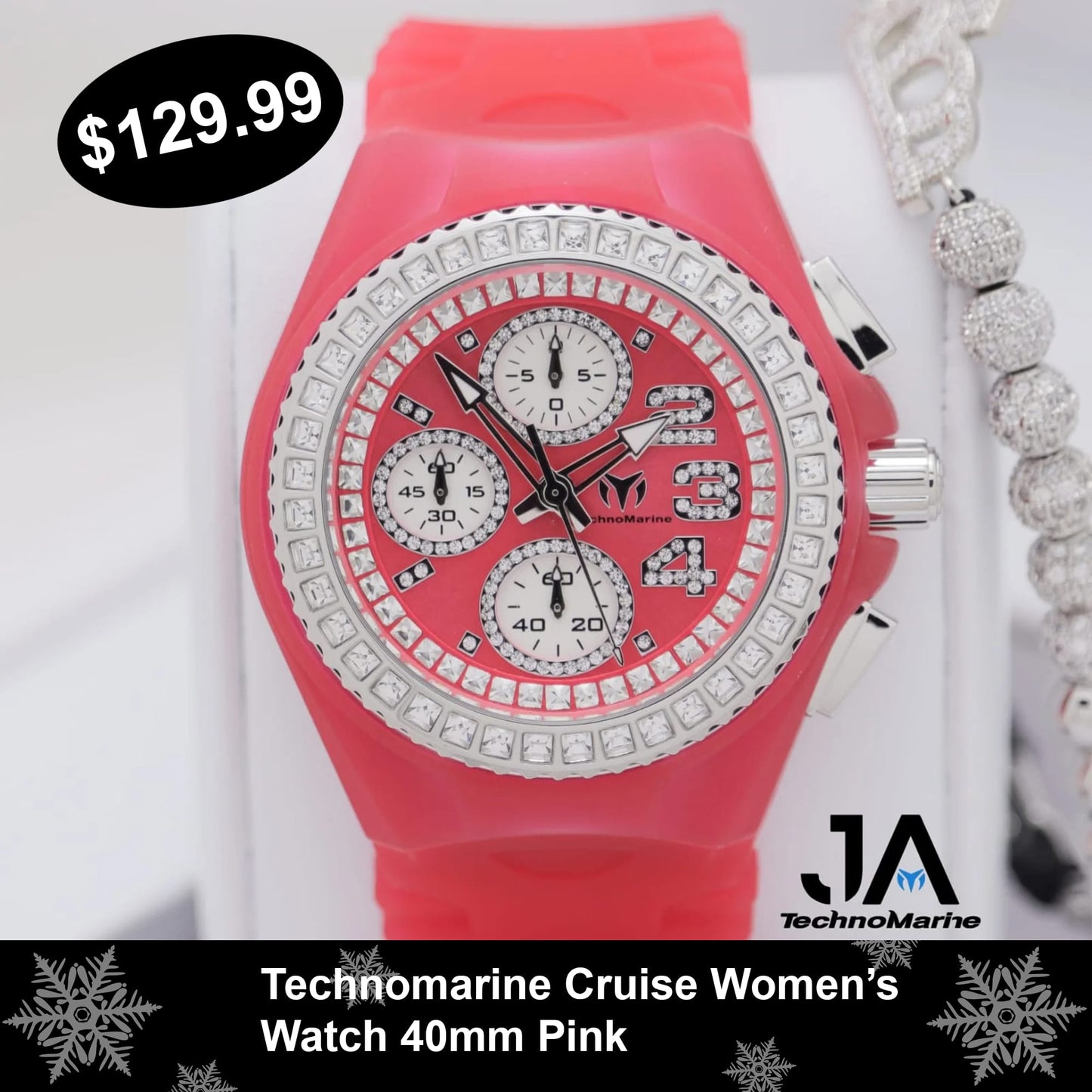 TechnoMarine Cruise Women's Watch - 40mm, Pink