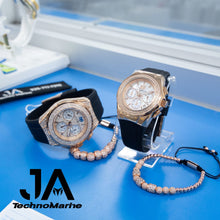Load image into Gallery viewer, Technomarine (PAVE) 46mm Set Men&#39;s Cruise Collections SWISS Machine Color Rose Gold And 2021 TechnoMarine Custom Pave 40mm For (Women)
