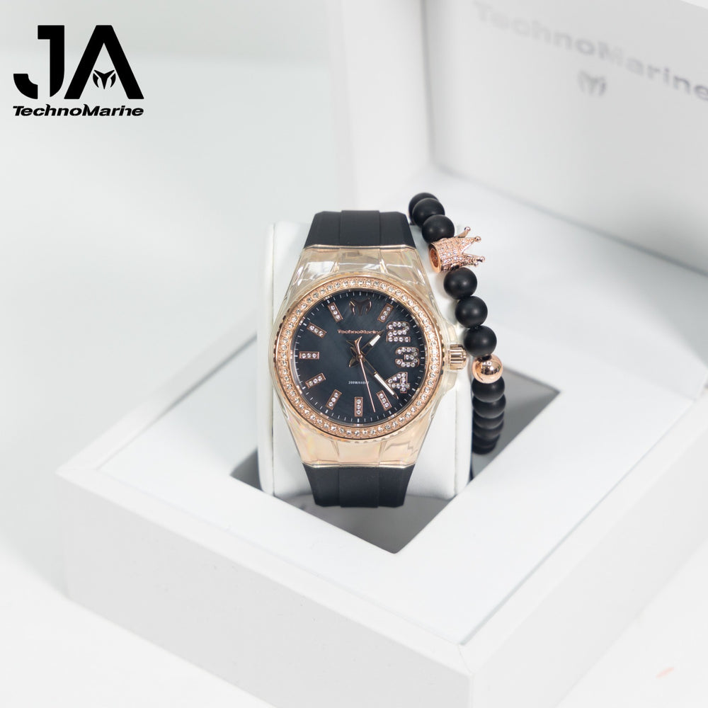 Technomarine Cruise Monogram 45mm Rose Gold with Stones 5% De Descuento = $94.99