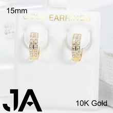 Cargar imagen en el visor de la galería, Zirconias 15mm En 10k

