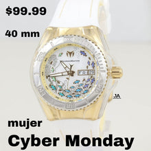 Load image into Gallery viewer, 𝐓𝐄𝐂𝐇𝐍𝐎𝐌𝐀𝐑𝐈𝐍𝐄 Women&#39;s 40mm Cruise Dream Gold &amp; White

