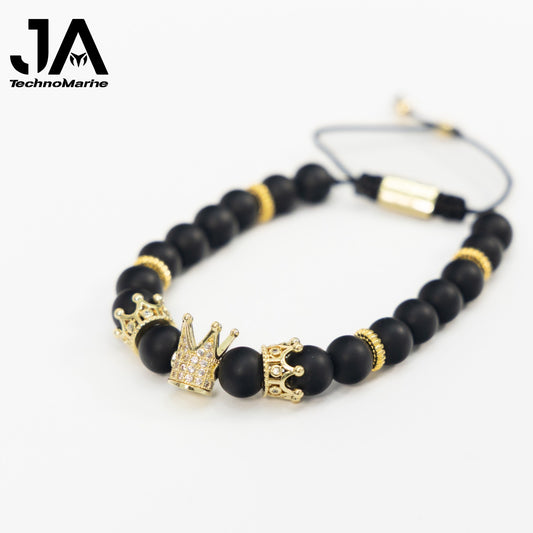 Pulsera Para Hombres Ajustable Color Oro