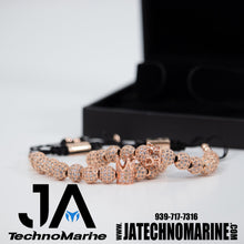 Cargar imagen en el visor de la galería, Set De Pulseras Rose Gold De Dos Ajustable
