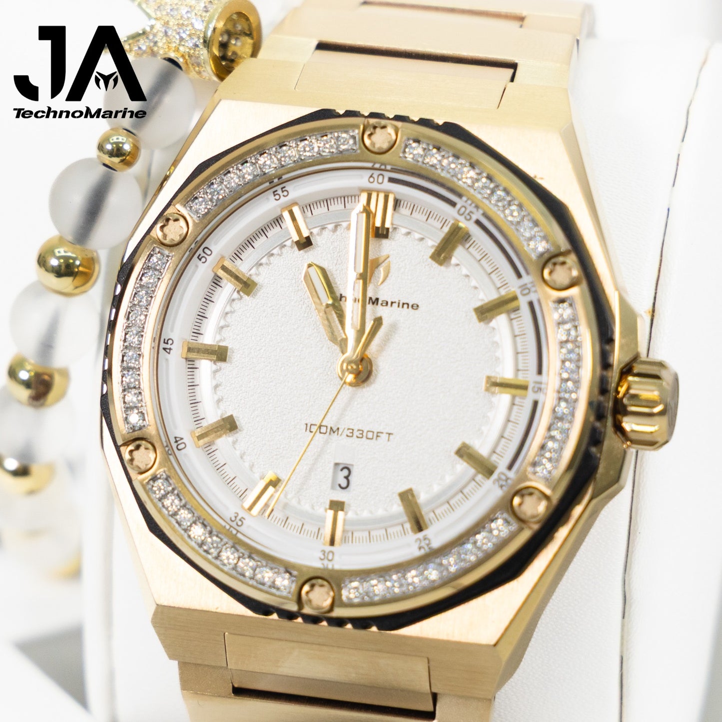 TechnoMarine Coral Coral Legacy Men's Watch - 45mm, Oro Custom