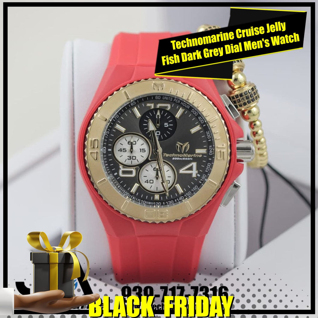 Technomarine Cruise Jelly Fish Dark Gray Dial Men's Watch