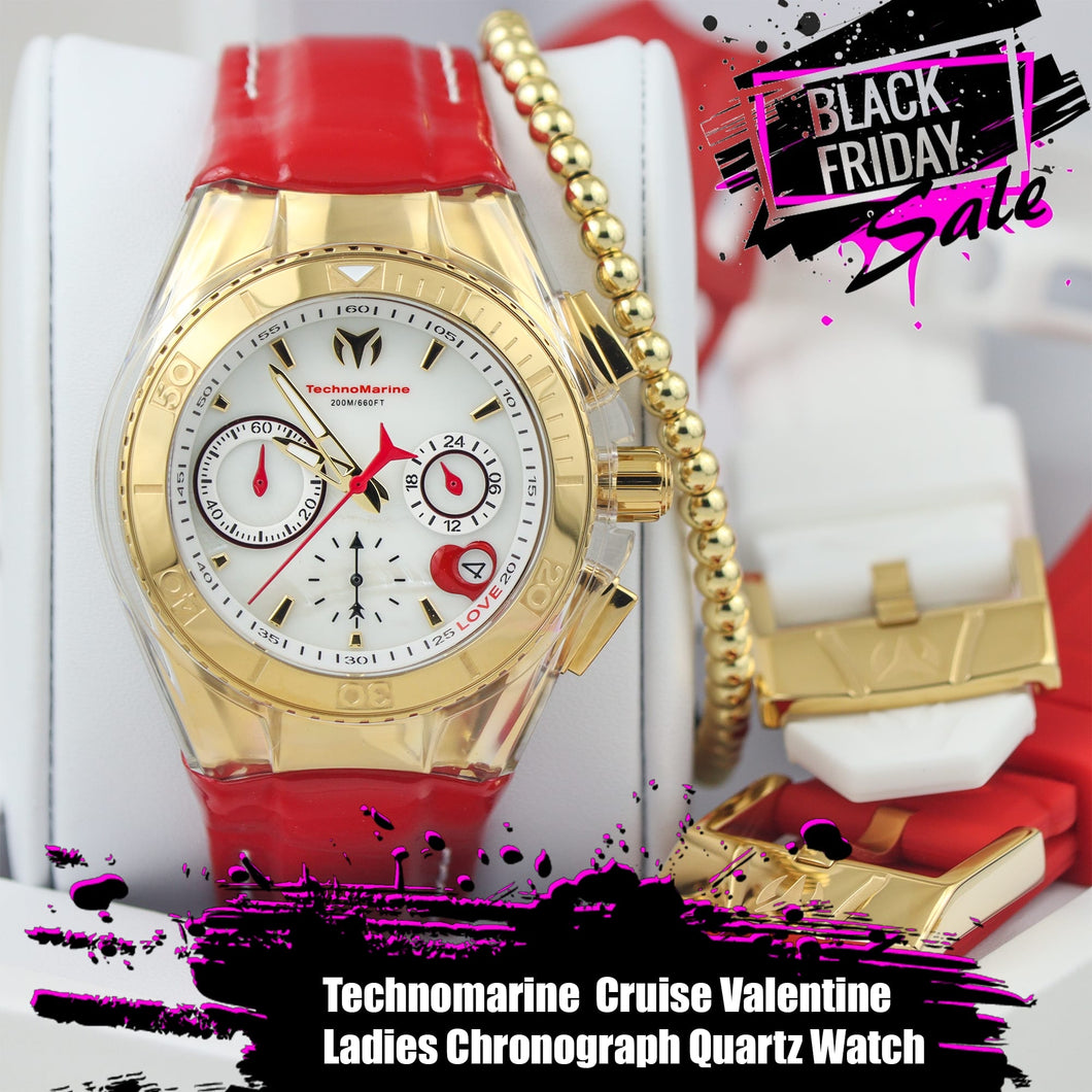 Technomarine Cruise Valentine Ladies Chronograph Quartz Watch 