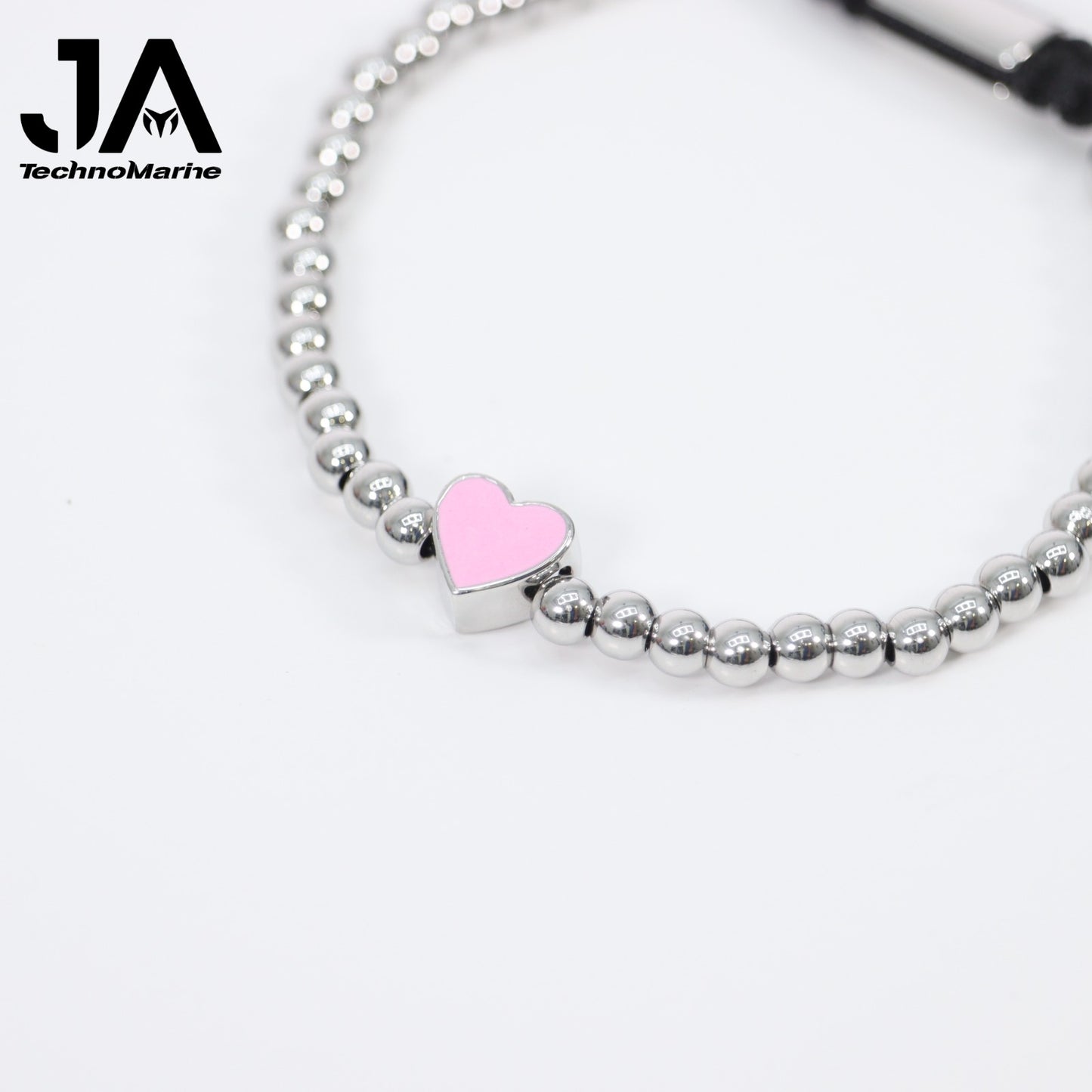 Pulsera De Corazón Rosita Mujer Silver Ajustable Stainless Steel