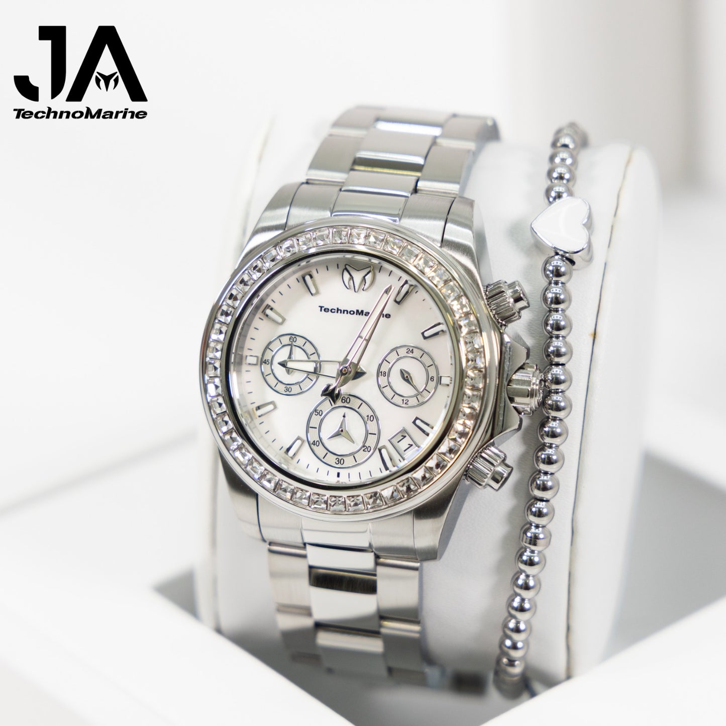 Technomarine Mujer Manta Ray Chronograph Quartz White Dial 38 mm