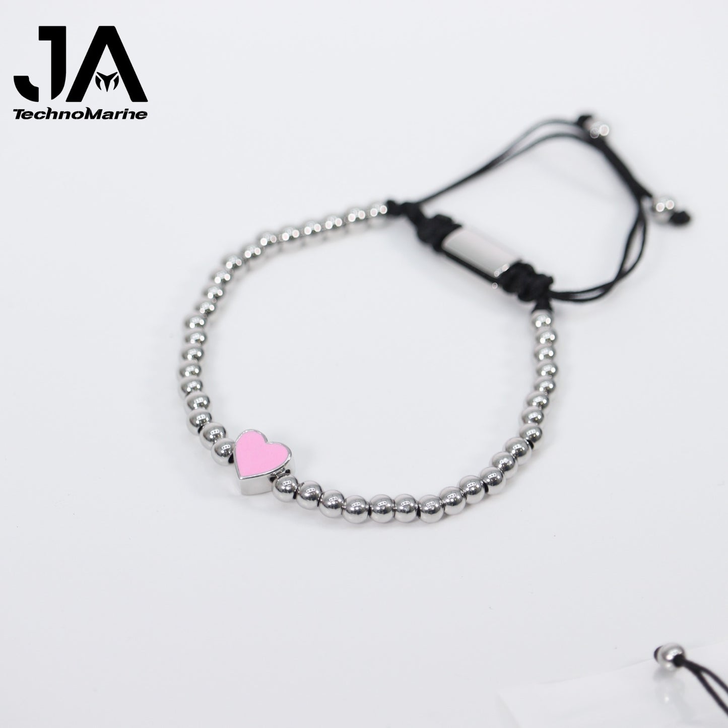 Pulsera De Corazón Rosita Mujer Silver Ajustable Stainless Steel