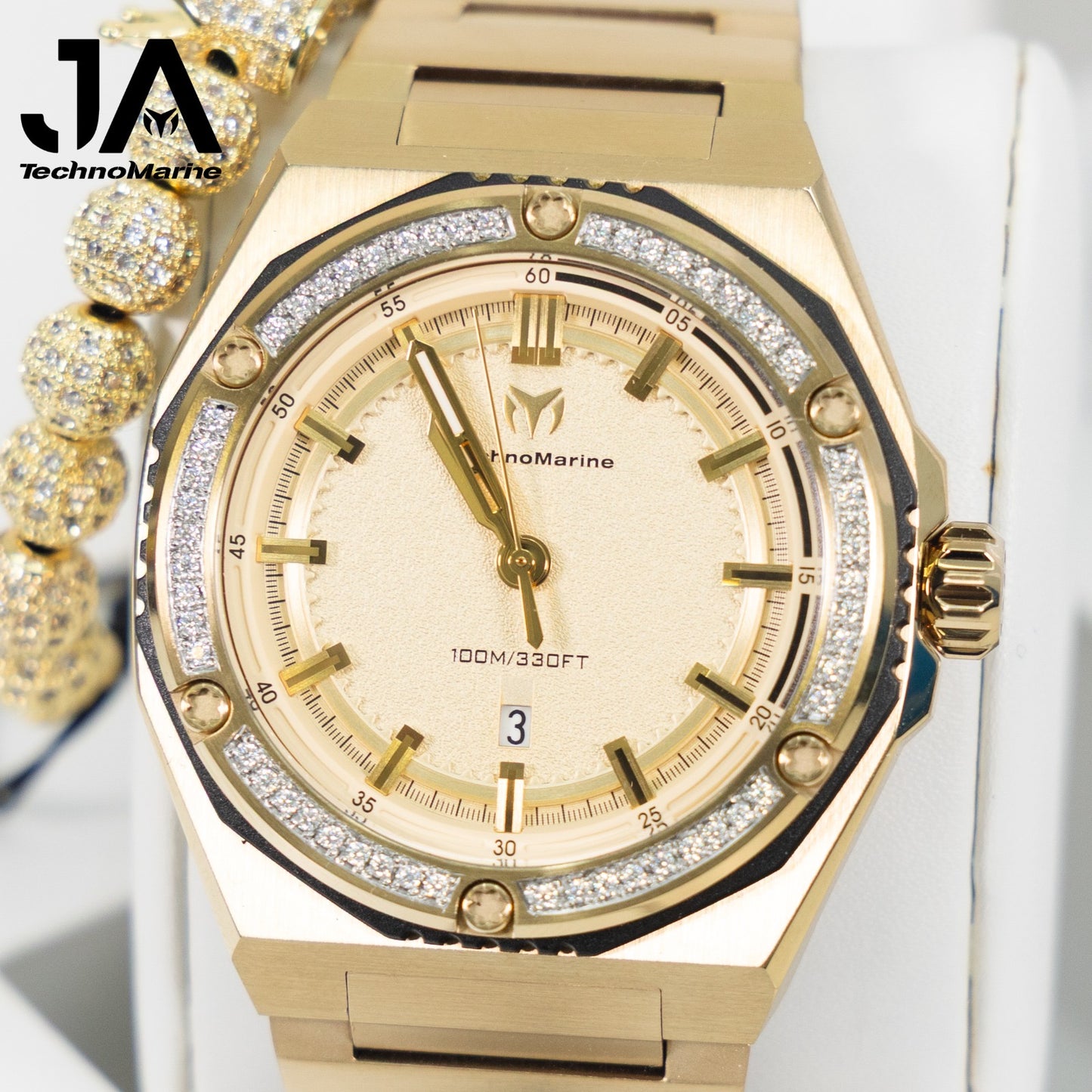 TechnoMarine Coral Coral Legacy Men's Watch - 45mm, Oro Custom
