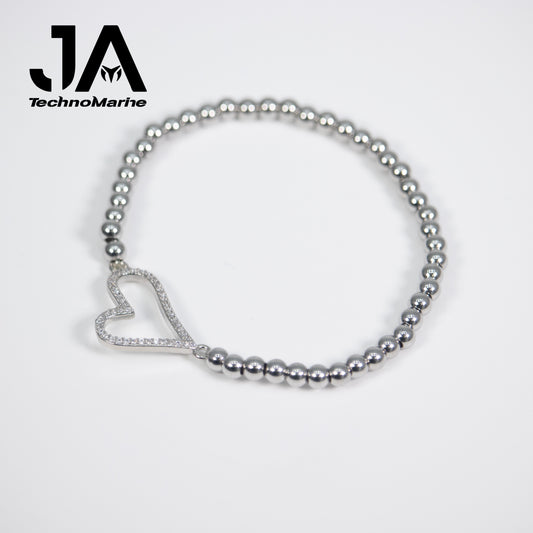 Pulsera De Mujer Silver Ajustable Stainless Steel