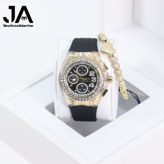 Technomarine Cruise Glitz 40mm Gold with Stones Arrival 2022