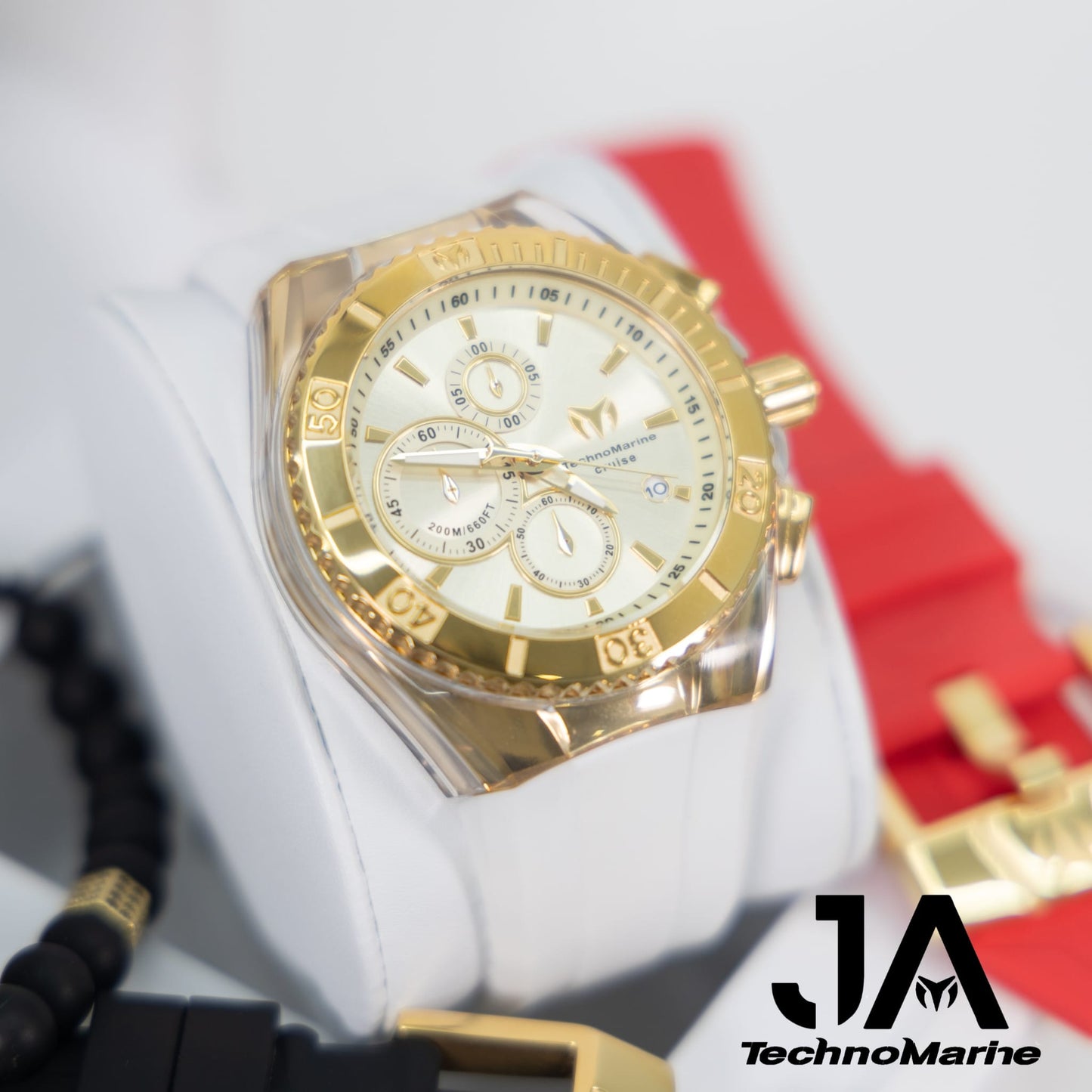 Technomarine Cruise Star Champagne 46mm Tres Correas