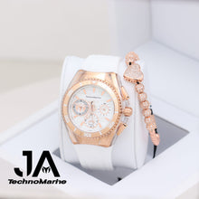Load image into Gallery viewer, TechnoMarine Cruise California Women&#39;s Watch w/ Metal, Mother of Pearl &amp; Oyster Dial - 40.57mm, White
