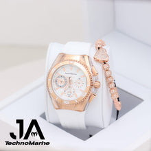 Load image into Gallery viewer, TechnoMarine Cruise California Women&#39;s Watch w/ Metal, Mother of Pearl &amp; Oyster Dial - 40.57mm, White
